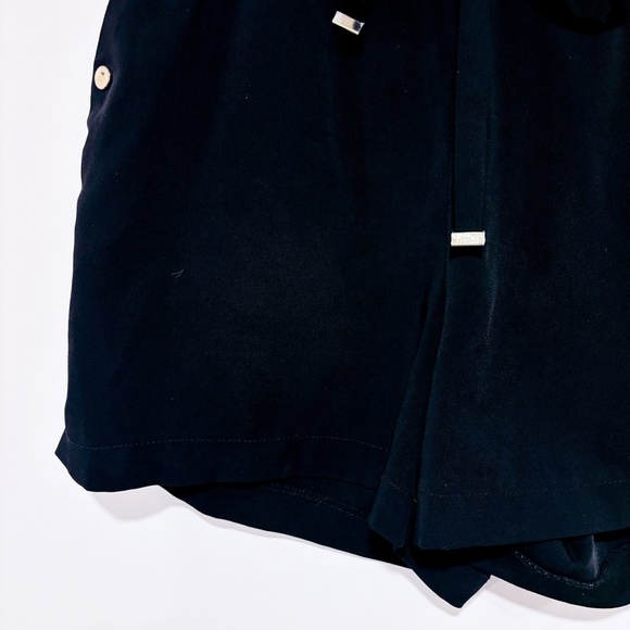 DYNAMITE Black drawstring shorts | Comfy minimal casual summer | Small * - Picture 3 of 8